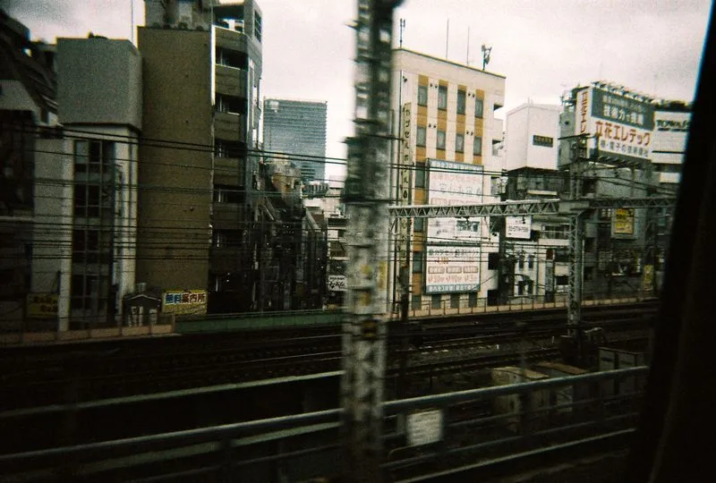 Speeding By on the Train